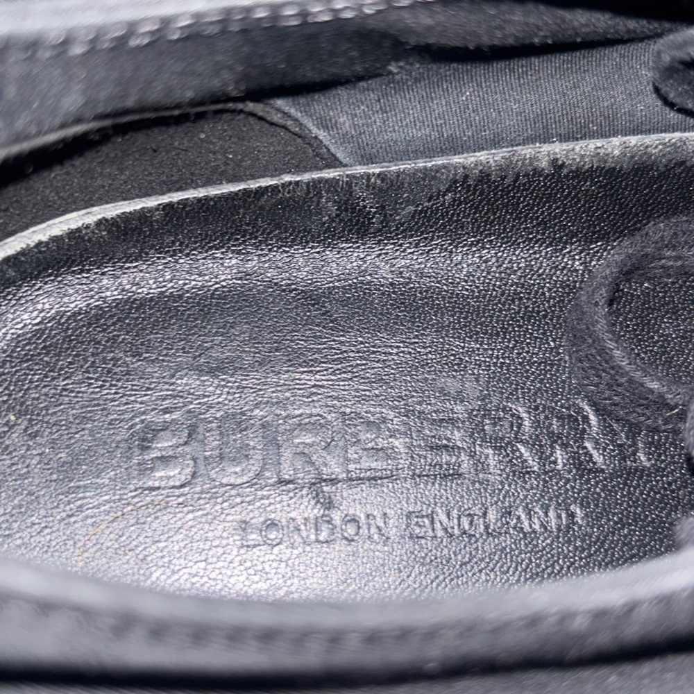 Burberry Black Logo Men's Sneakers - Picture 3 of 4